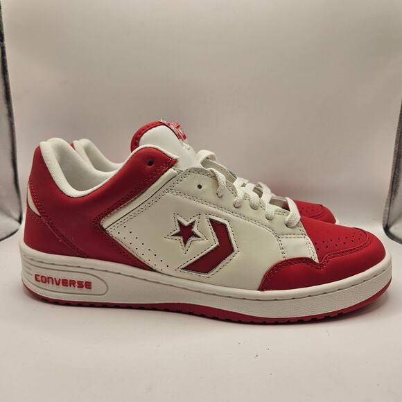 CONVERSE MEN\'S 11.5 WEAPON LOW RED WHITE A10598C BIRD MAGIC ERVING NWOB main image 5